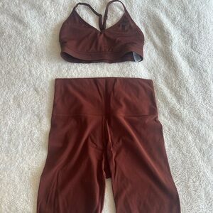 Brown Nike Workout set